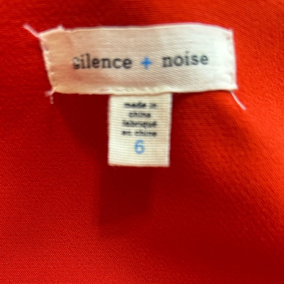 silence + noise by Anthropologie Bright Red Spaghetti-Strap Mini Dress - Picture 5 of 10